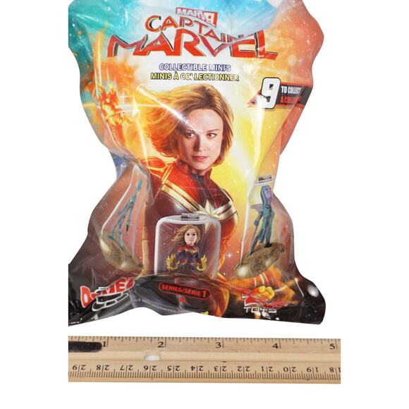 4 Pc Lot - Captain Marvel Mini Domez Series 1 Random Toy Blind Bag 2019 - Picture 3 of 6